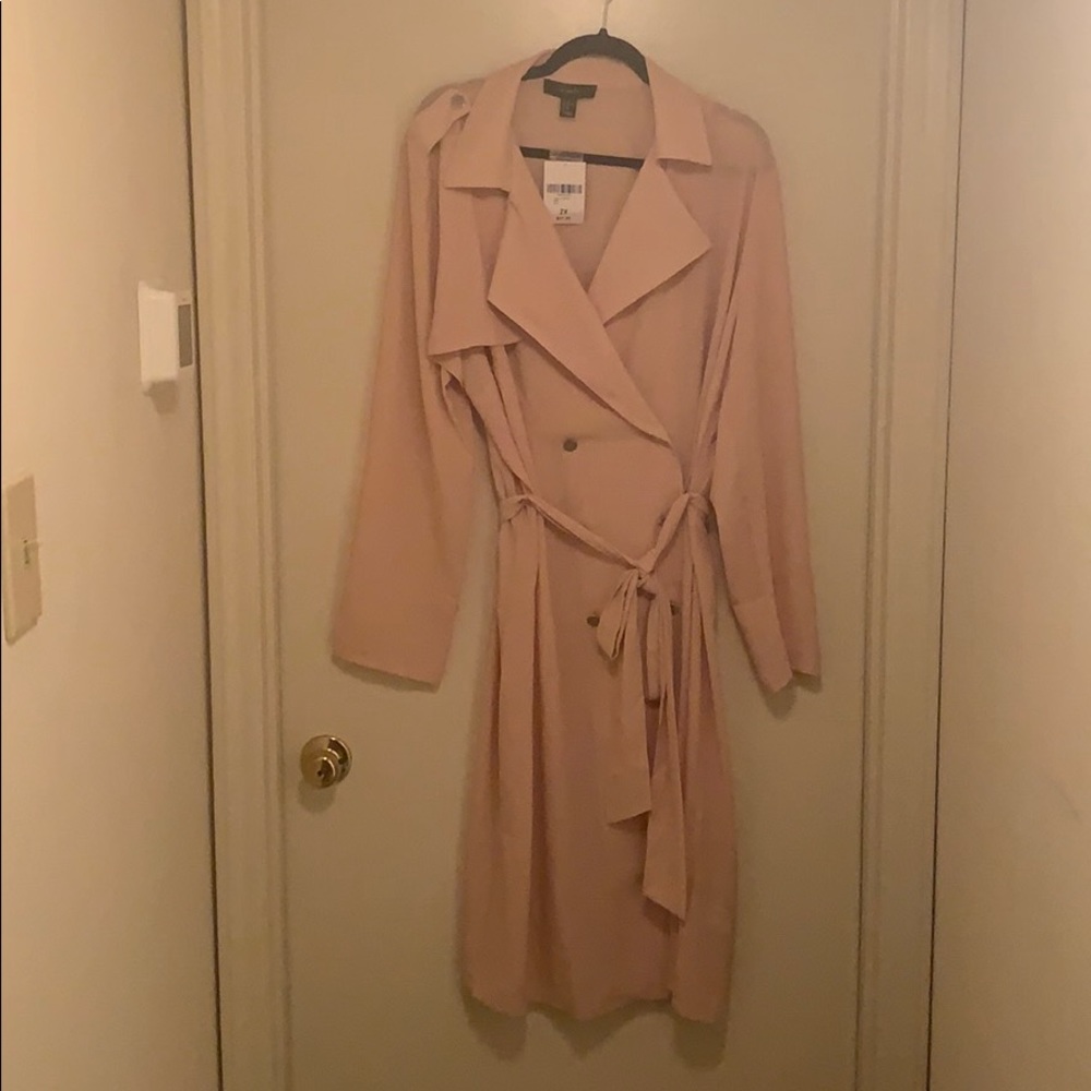 Forever 21 Plus Size Double Breasted Trench Coat